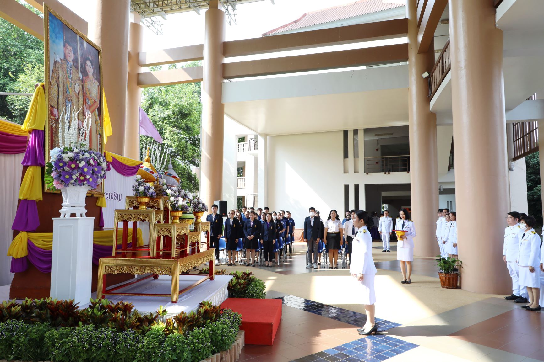 พิธีลงนามถวายพระพรชัยมงคล เนื่องในวันเฉลิมพระชนมพรรษา สมเด็จพระนางเจ้าสุทิดา พัชรสุธาพิมลลักษณ พระบรมราชินี ประจำปี ๒๕๖๗