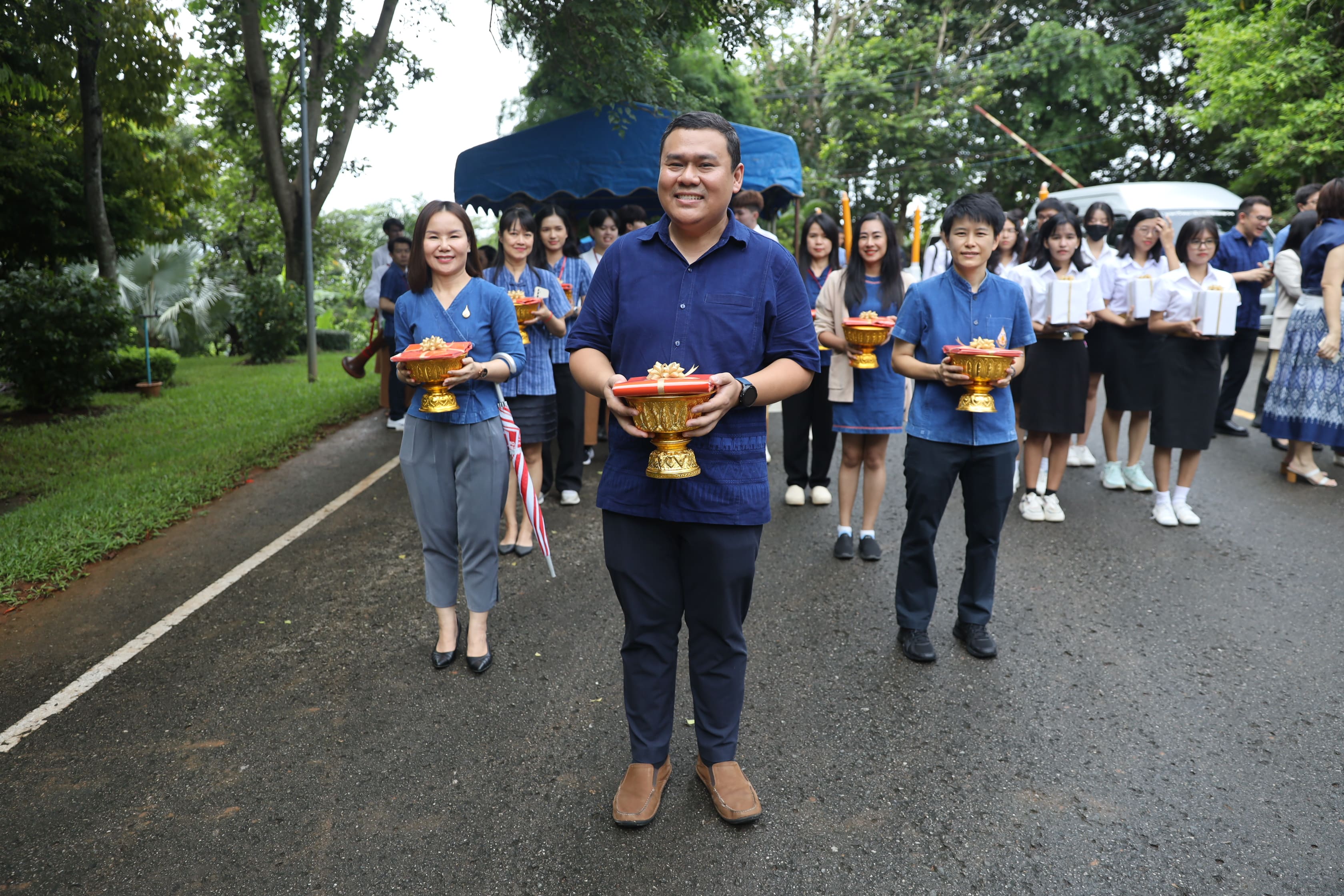 พิธีถวายเทียนพรรษาและผ้าอาบน้ำฝน ประจำปี ๒๕๖๗