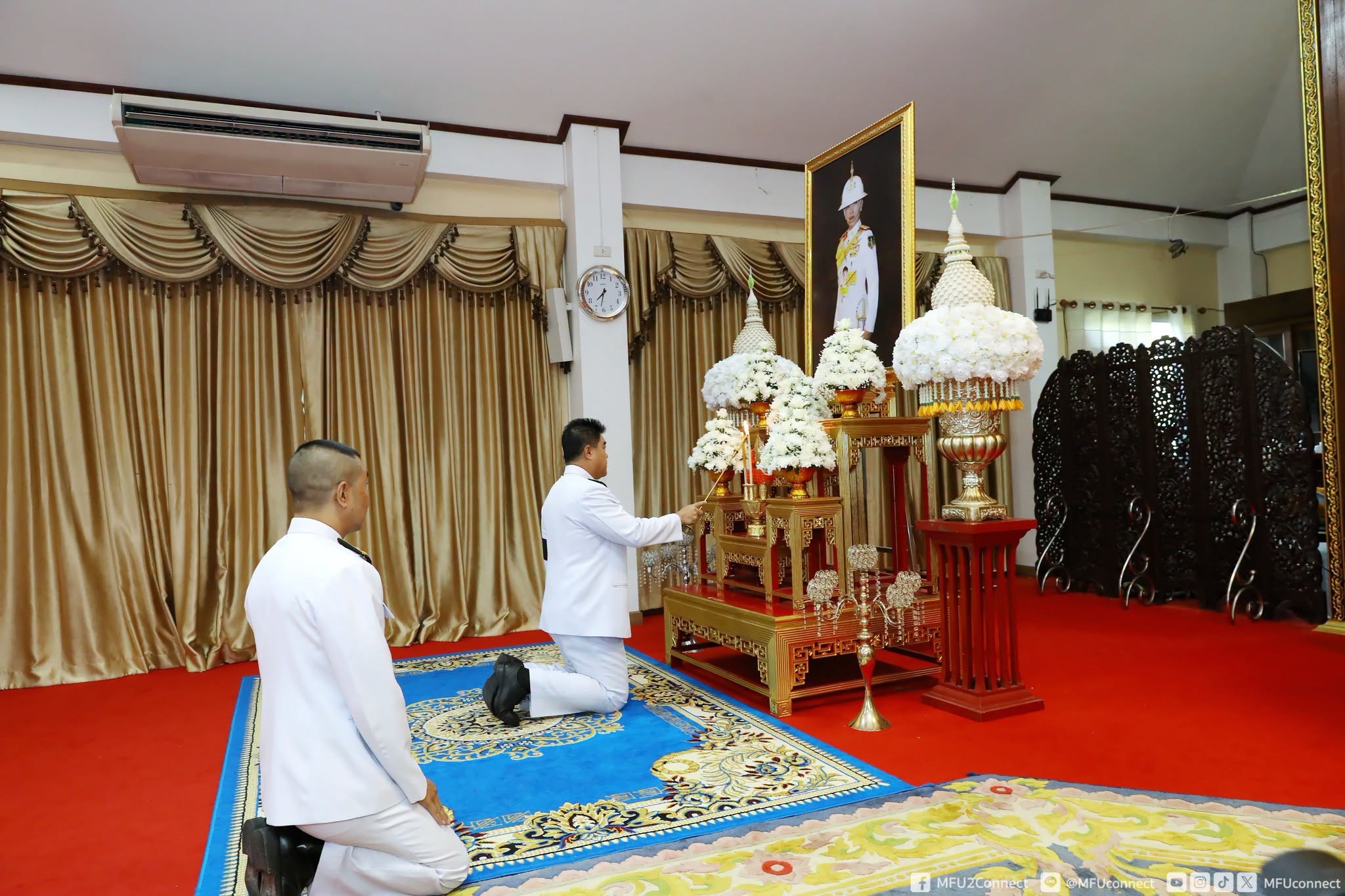 พิธีบำเพ็ญกุศลสัตตมวาร 7 วัน ถวายพระกุศลแด่ เจ้าฟ้าพัชรกิติยาภา นเรนทิราเทพยวดี กรมหลวงราชสาริณีสิริพัชร มหาวัชรราชธิดา (ช่วงเช้า)